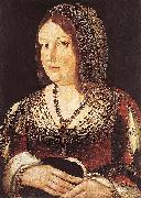 Juan de Borgona Lady with a Hare France oil painting artist